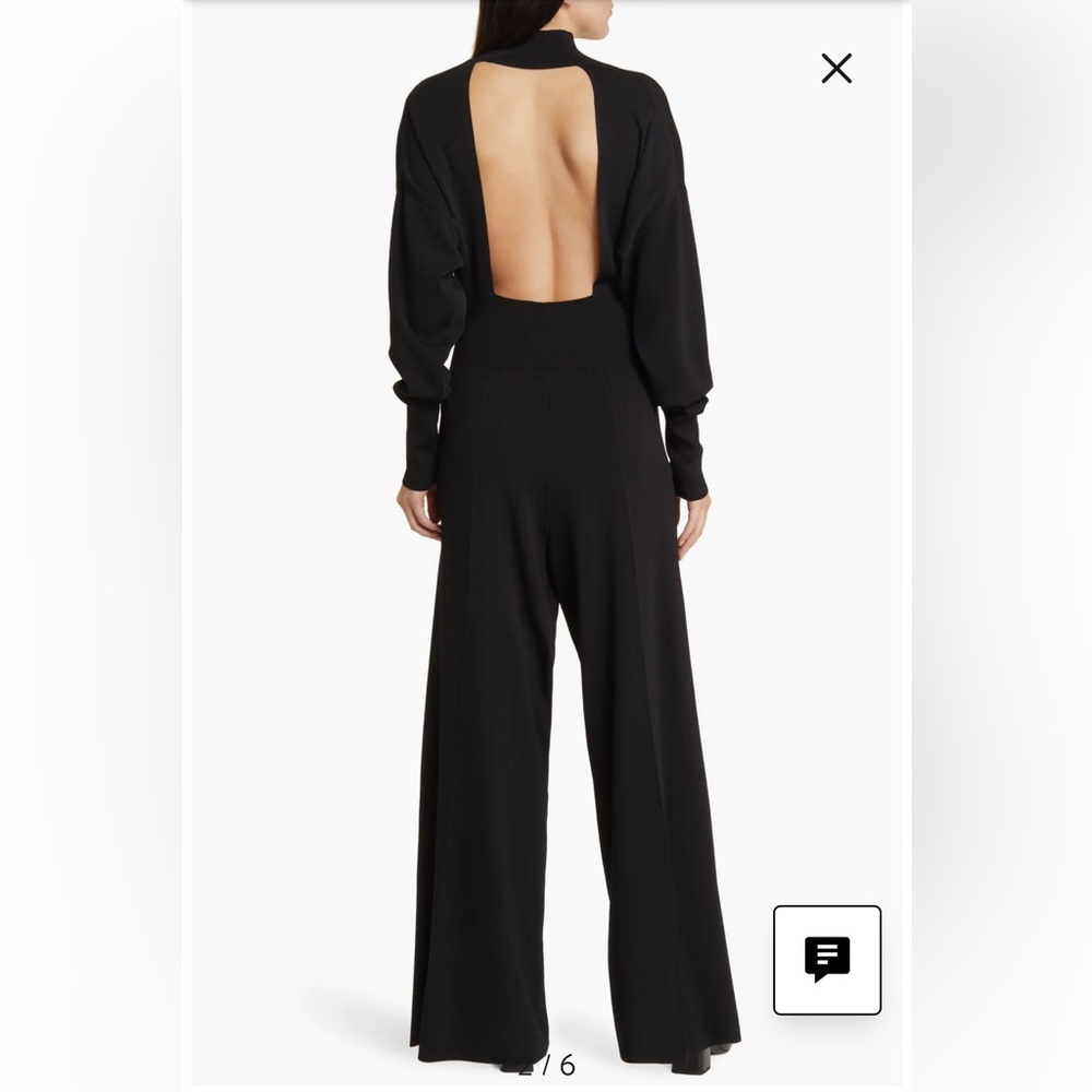 COS Black High-Neck Jumpsuit